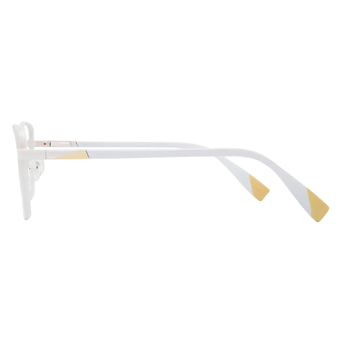 Square White Eyeglasses