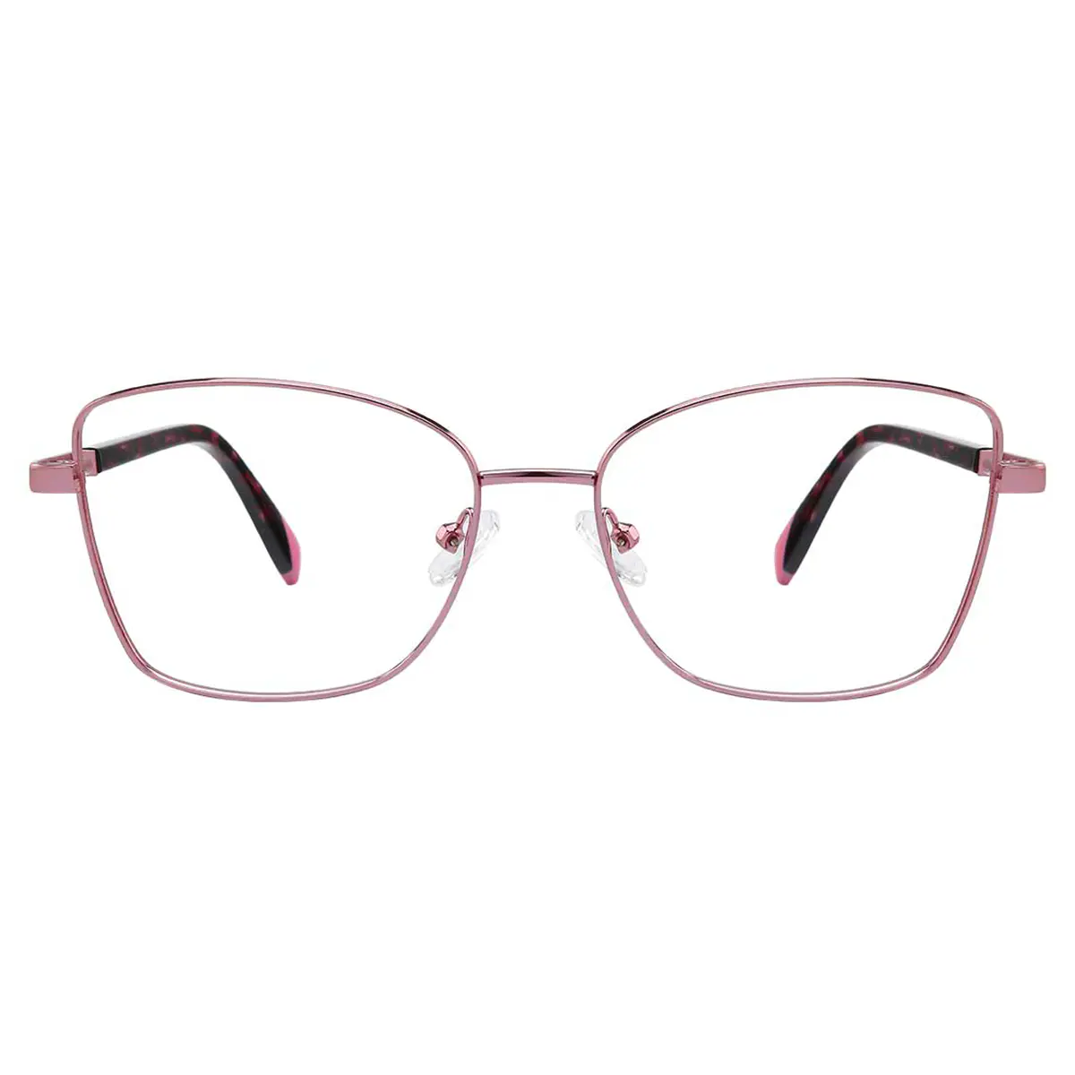 Square Pink Eyeglasses