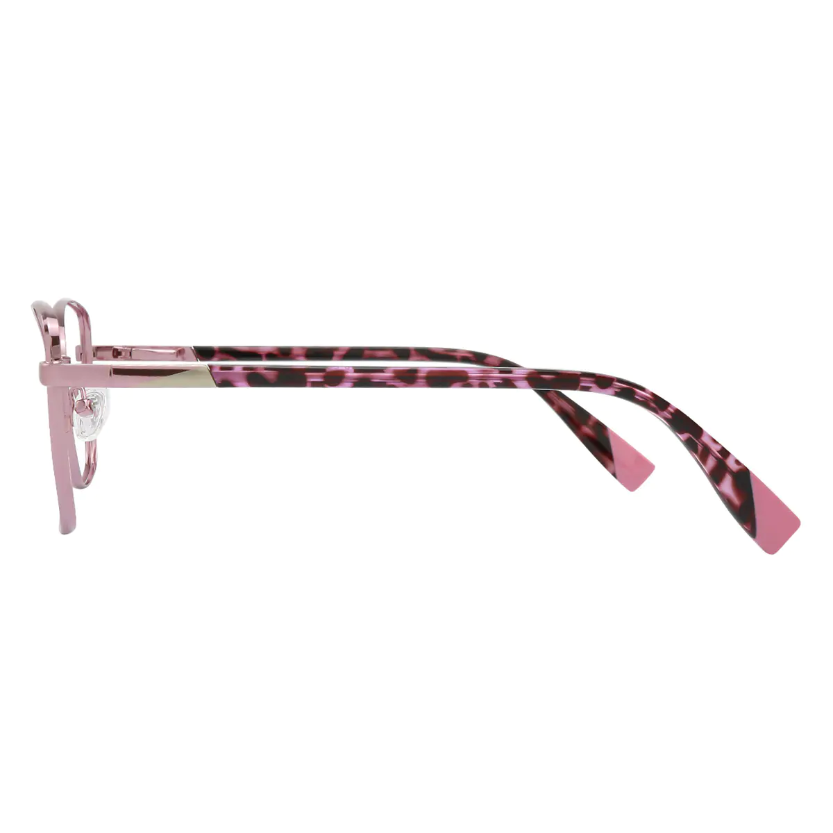 Square Pink Eyeglasses