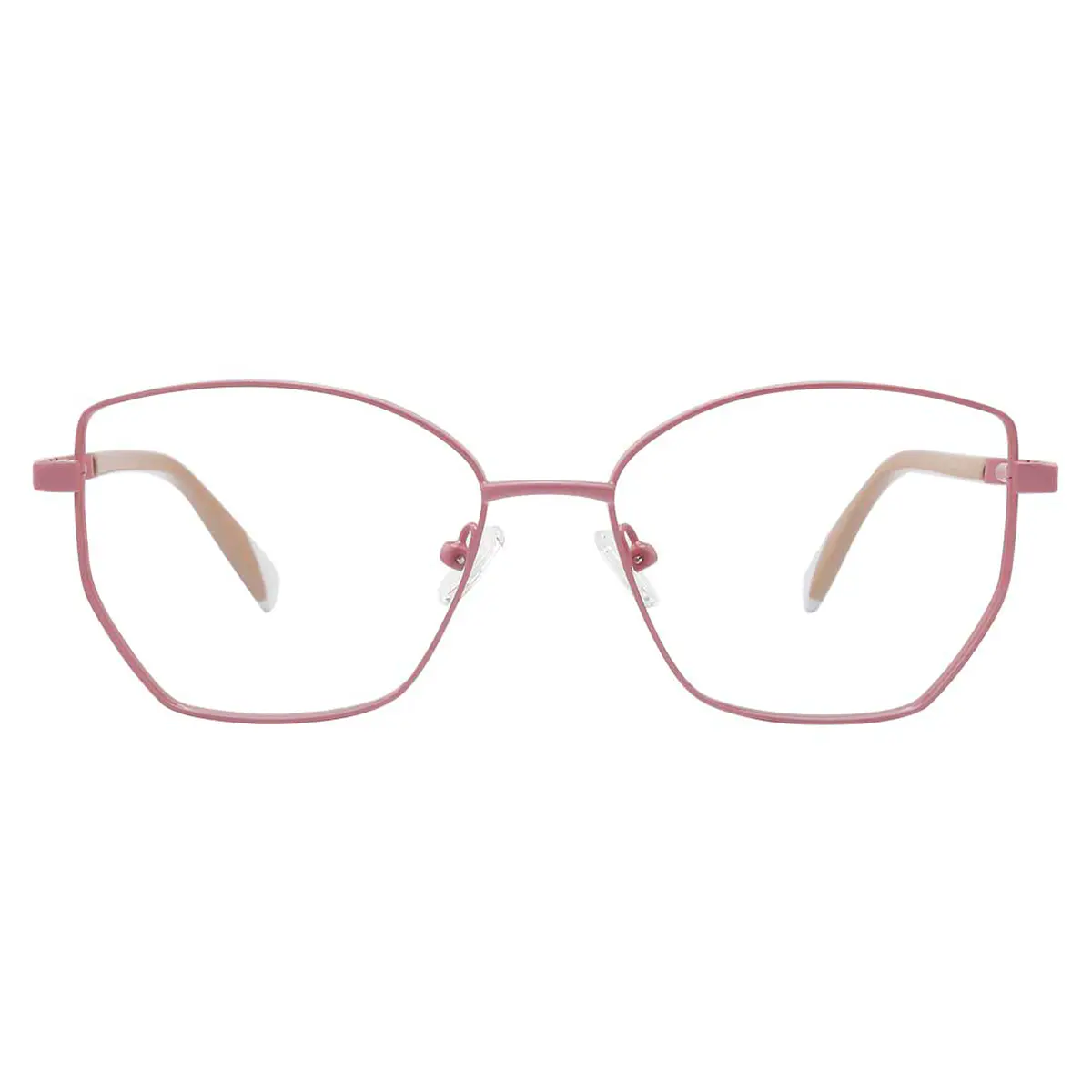 Geometric Pink Eyeglasses
