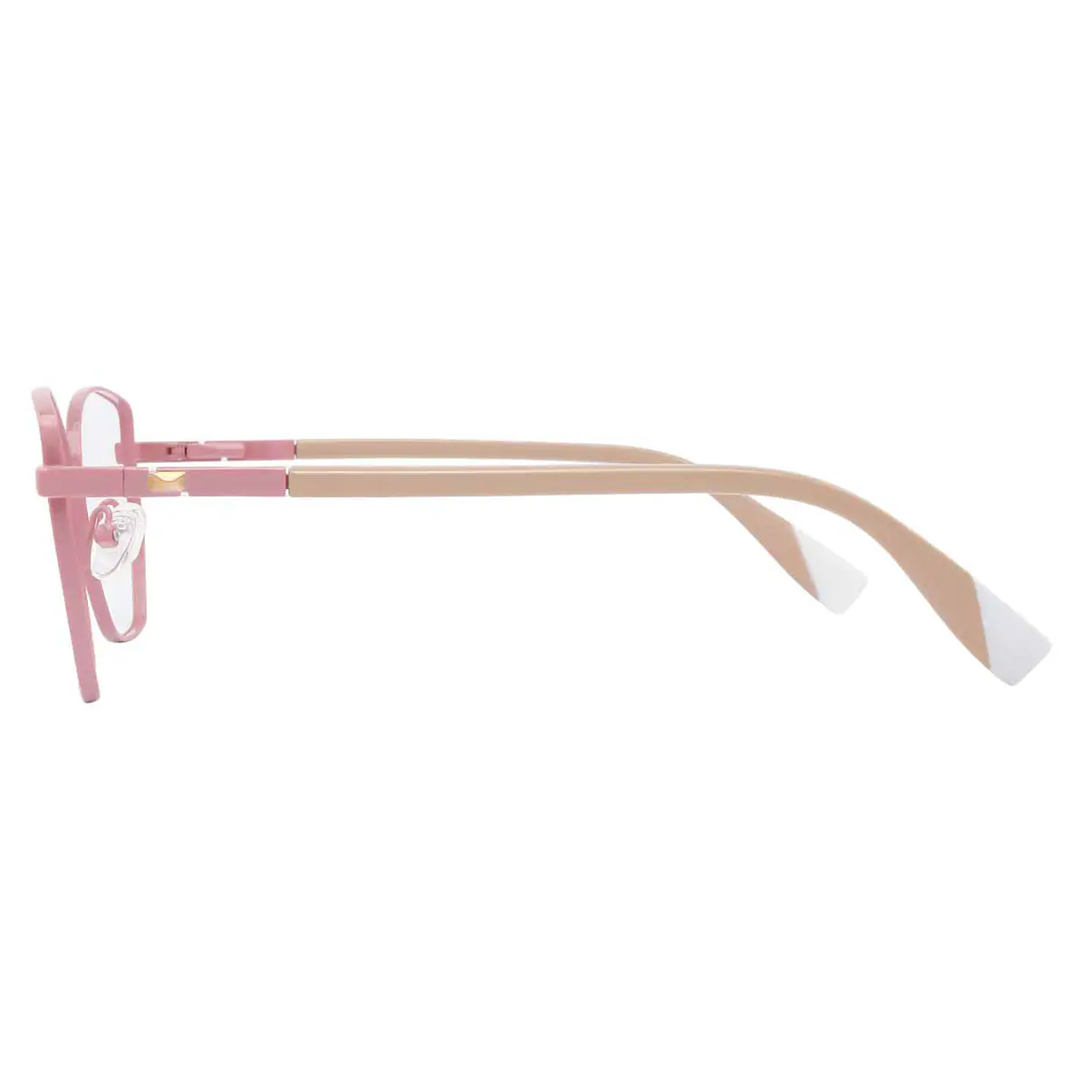 Geometric Pink Eyeglasses