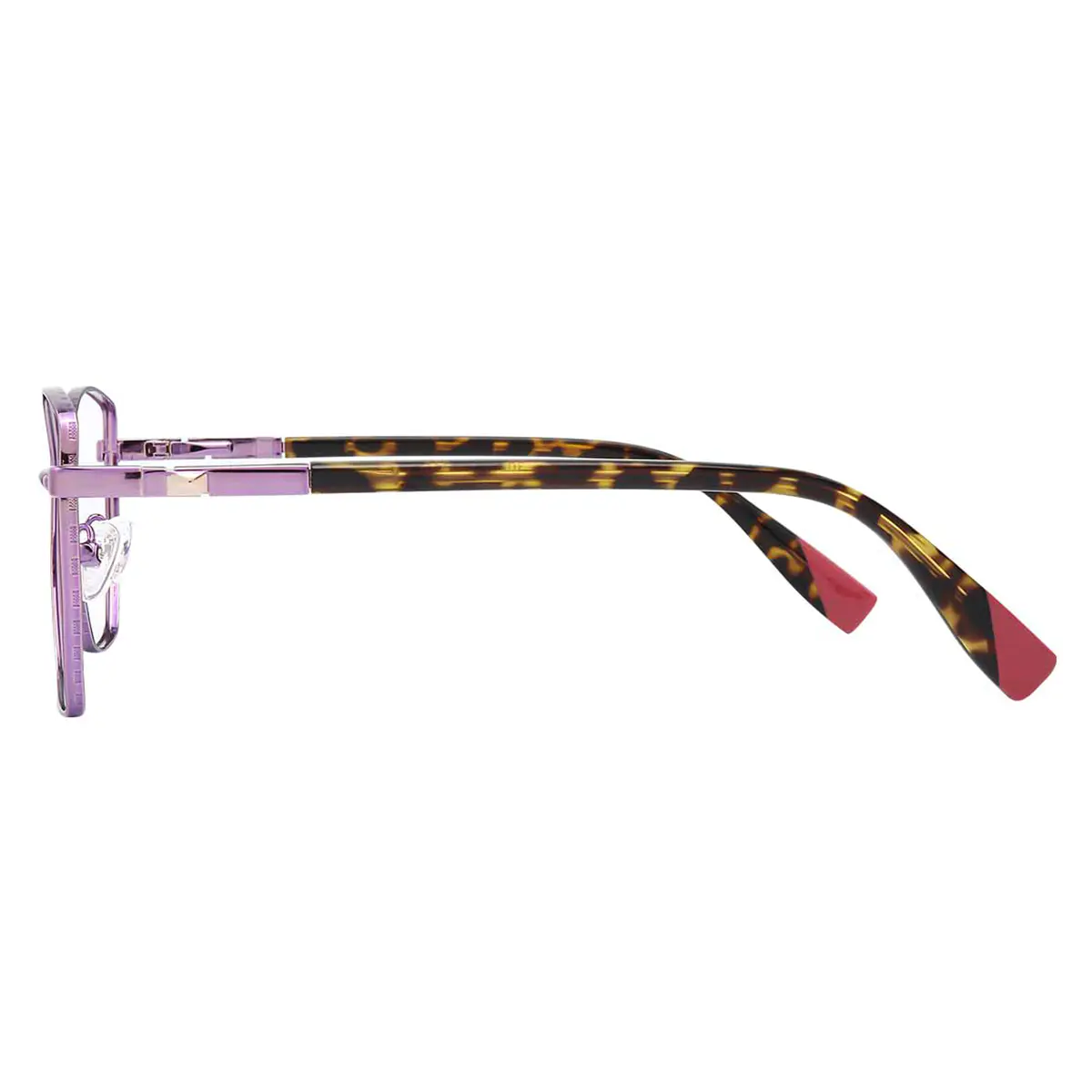 Geometric Purple Eyeglasses