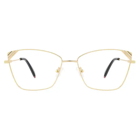 Cat-eye Gold Eyeglasses