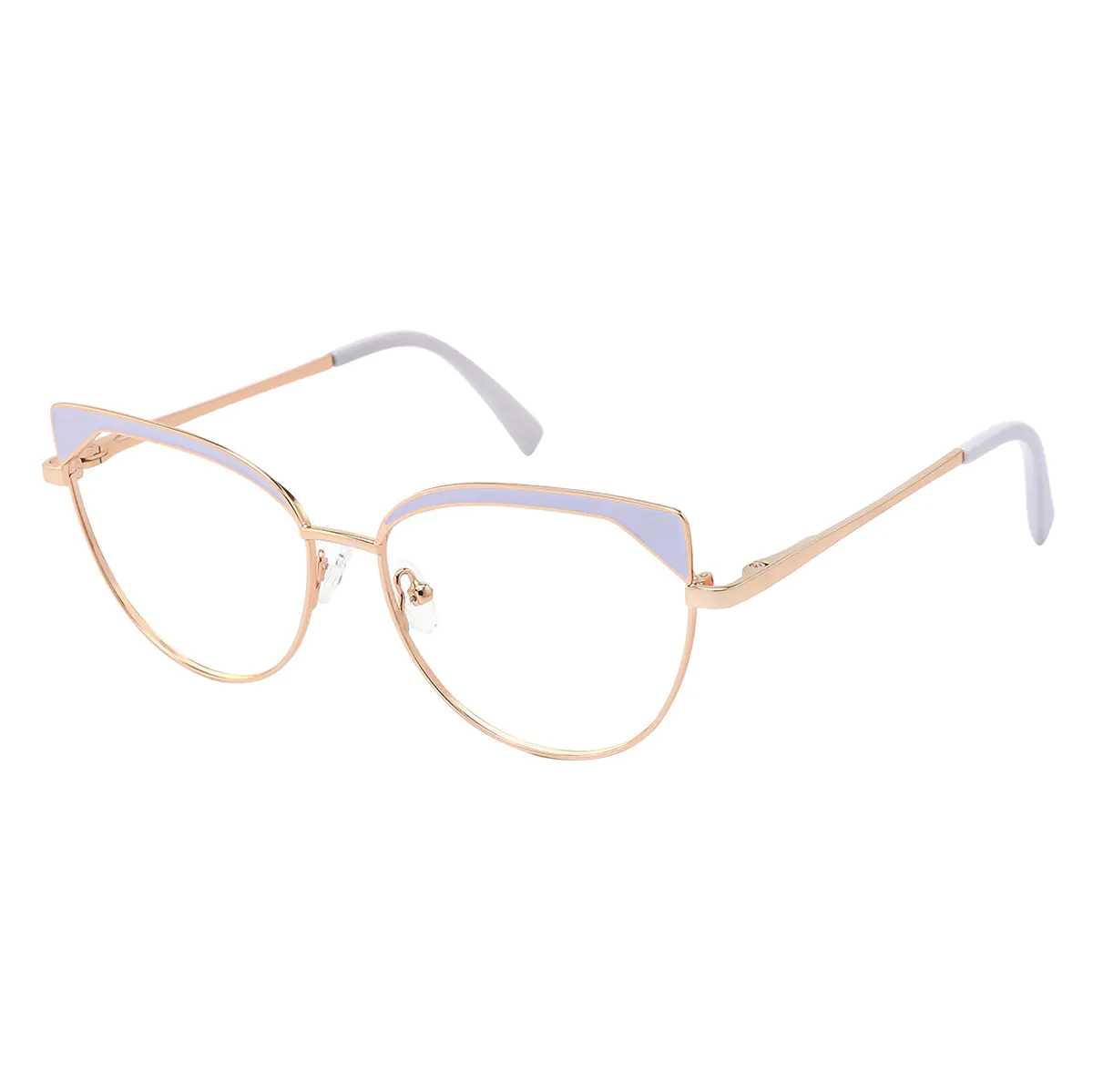 Cat-eye Rose Gold Eyeglasses