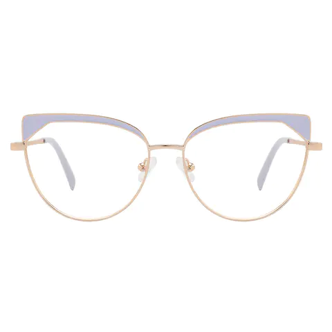 Cat-eye Rose Gold Eyeglasses