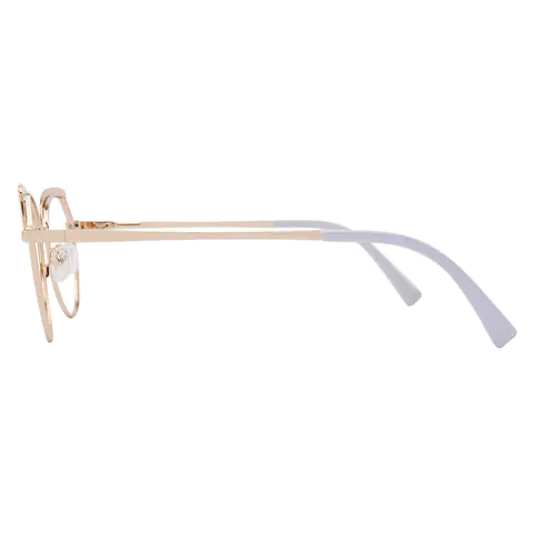 Cat-eye Rose Gold Eyeglasses
