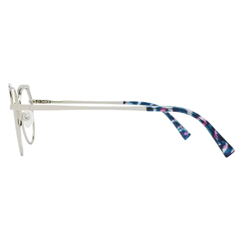 Cat-eye Blue/Silver Eyeglasses