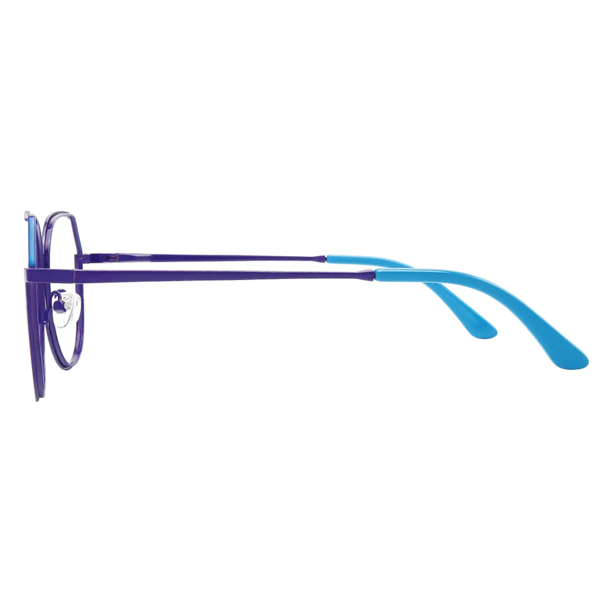 Geometric Purple Eyeglasses