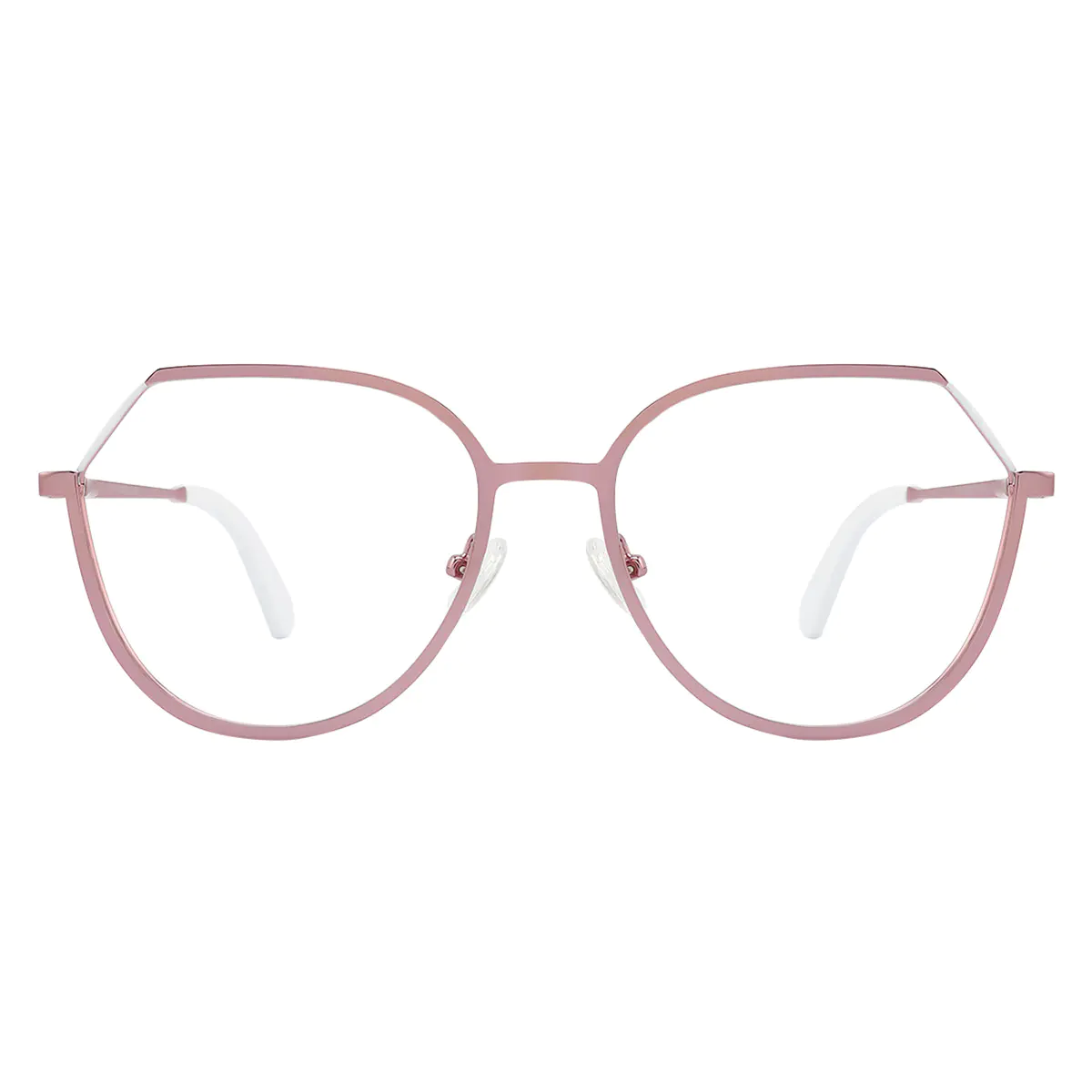 Geometric Pink Eyeglasses
