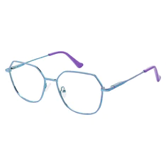 Square Blue Eyeglasses