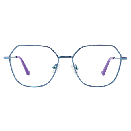 Square Blue Eyeglasses