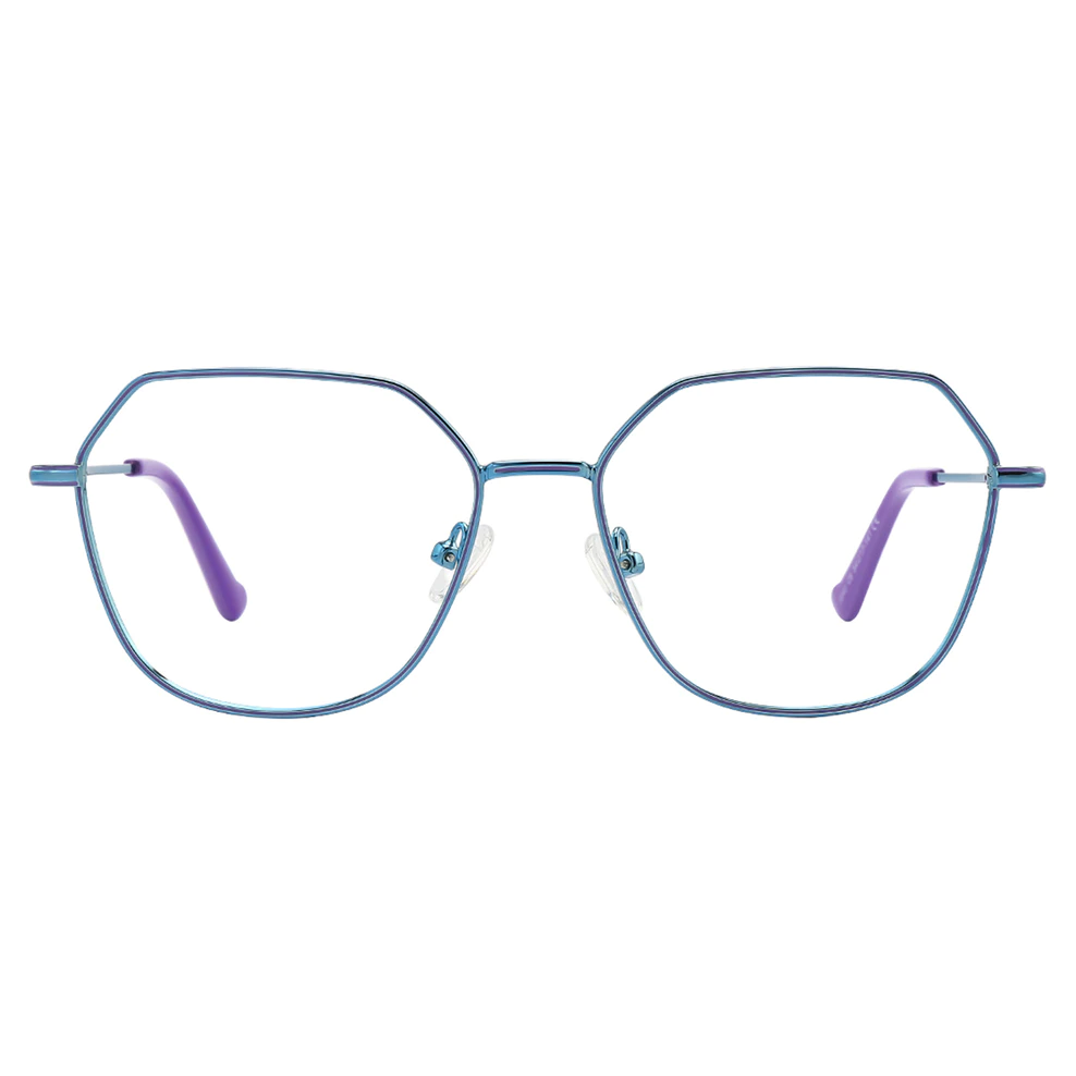 Square Blue Eyeglasses