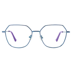 Square Blue Eyeglasses
