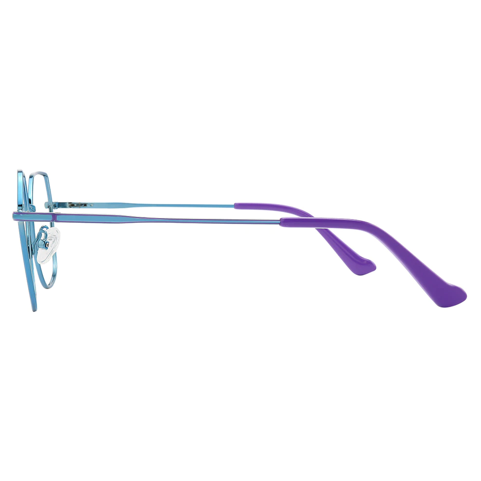 Square Blue Eyeglasses