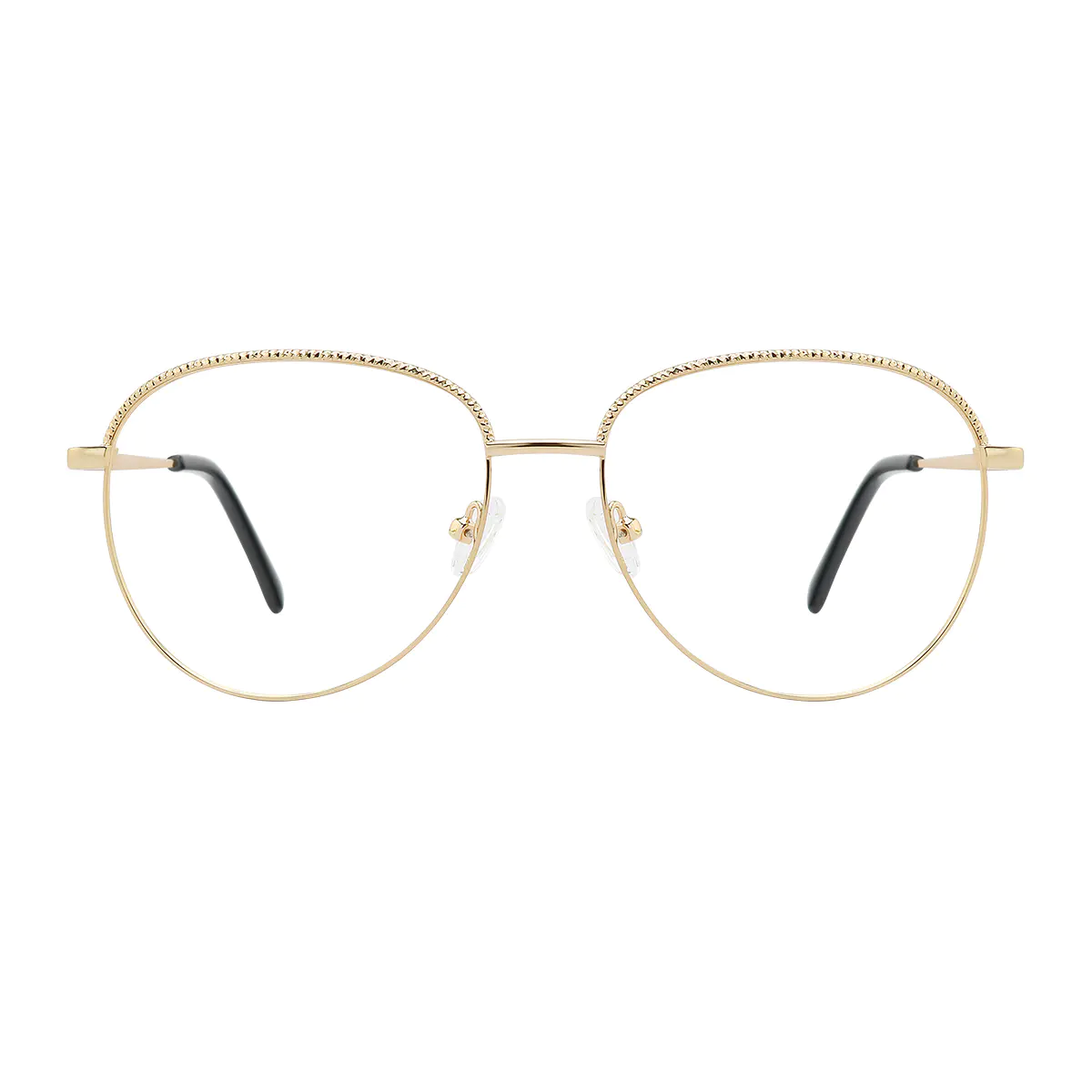Aviator Gold Eyeglasses