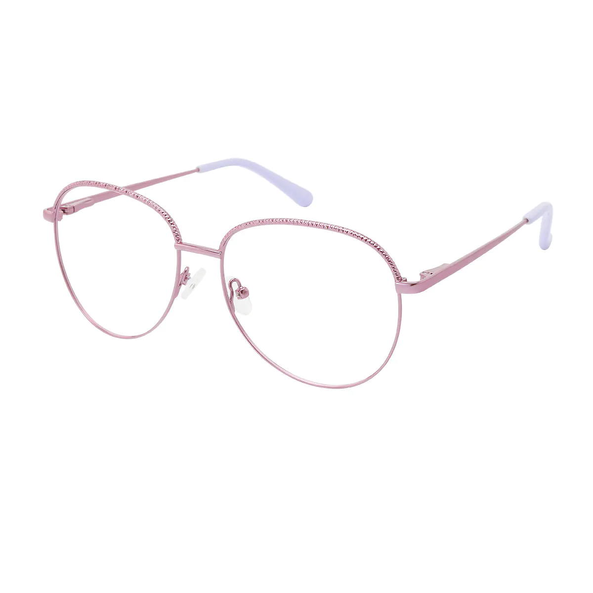 Aviator Rose Gold Eyeglasses