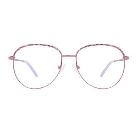 Aviator Rose Gold Eyeglasses
