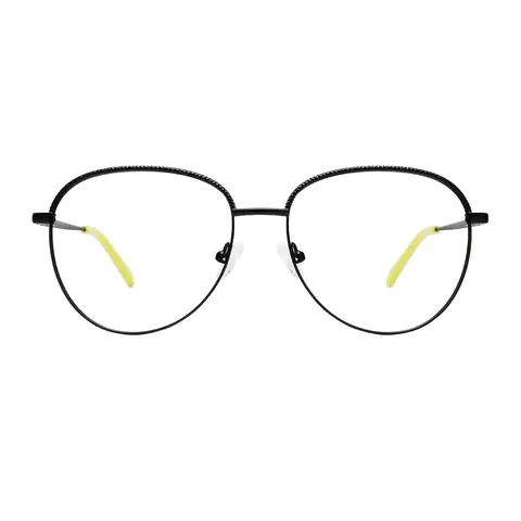 Aviator Black Eyeglasses