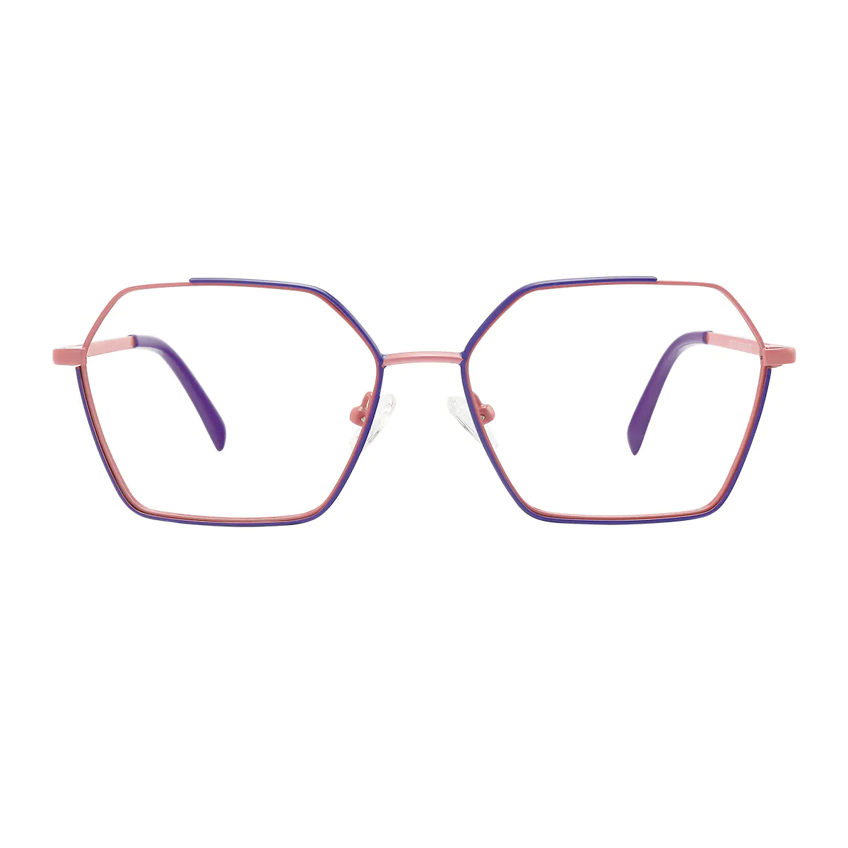 Square Purple Eyeglasses