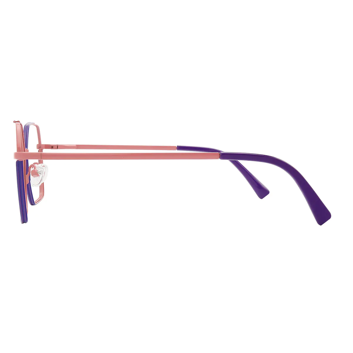 Square Purple Eyeglasses