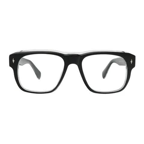 Square Black/Clear Eyeglasses