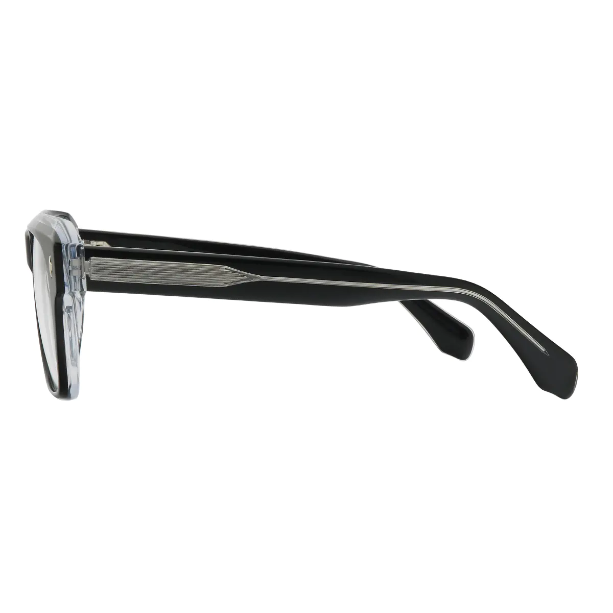 Square Black/Clear Eyeglasses