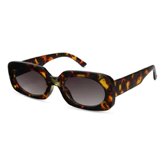 Rectangle Tortoiseshell Sunglasses