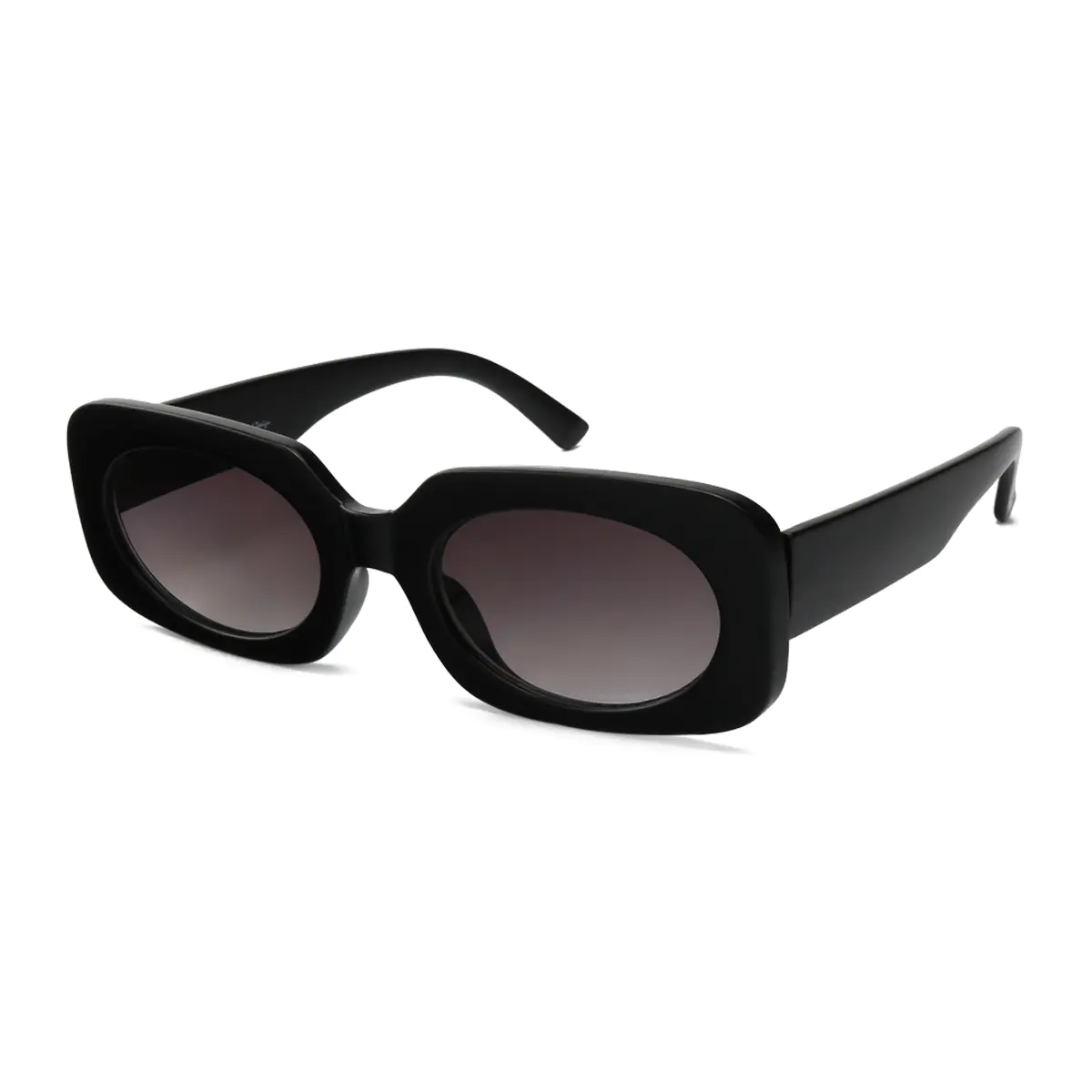 Rectangle Black Sunglasses