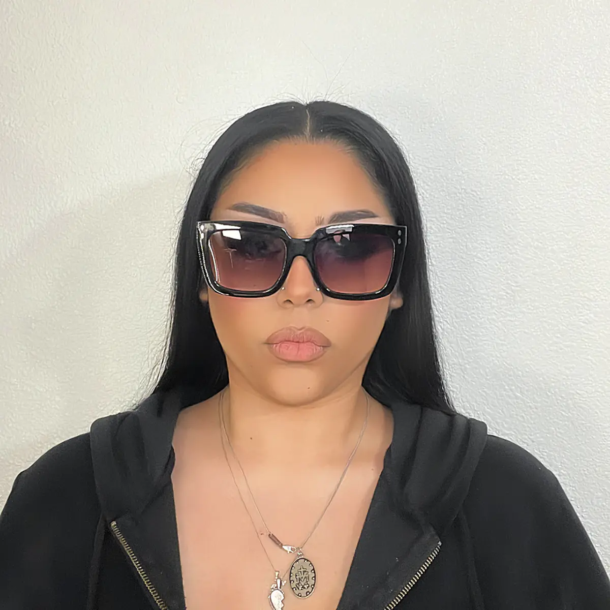 Square Black Sunglasses