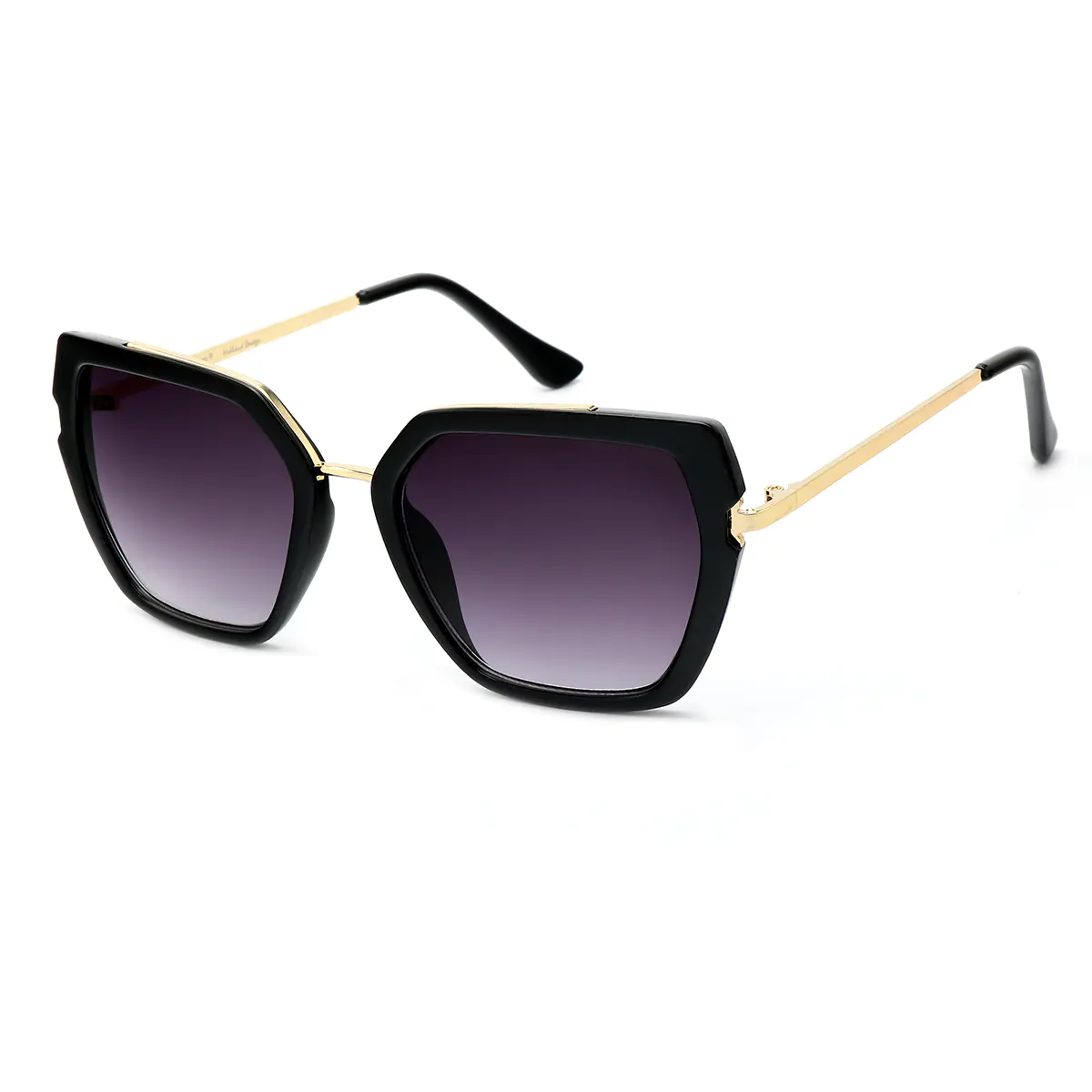Geometric Black Sunglasses