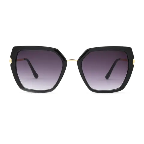 Geometric Black Sunglasses
