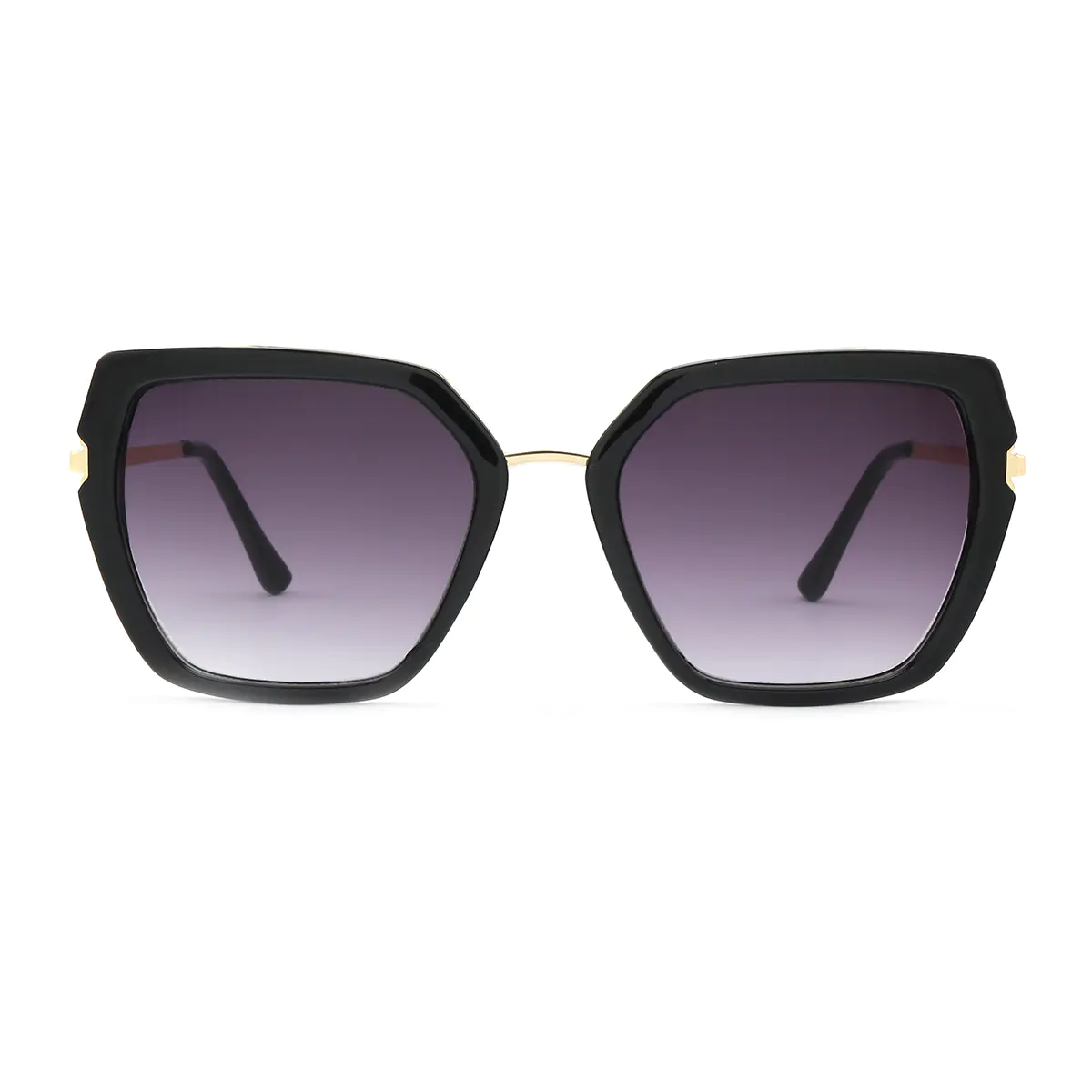 Geometric Black Sunglasses