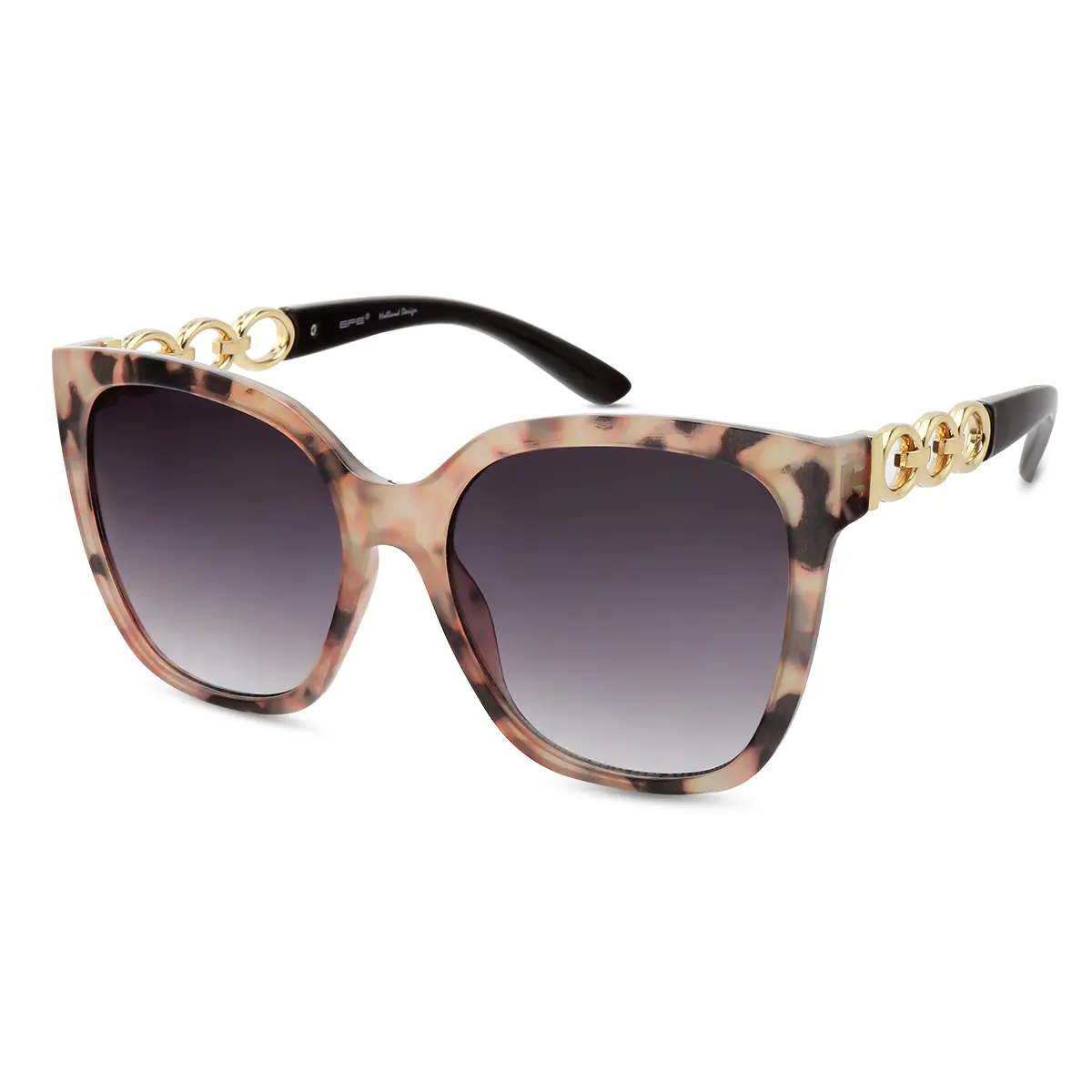 Geometric Tortoiseshell Sunglasses