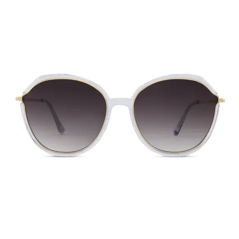 Oval Gold Sunglasses