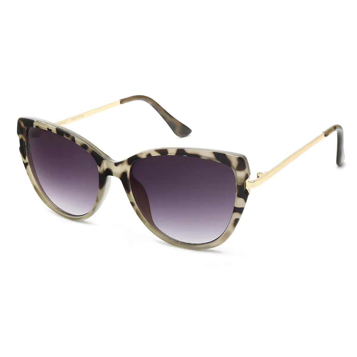 Cat-eye Ivory Tortoiseshell Sunglasses