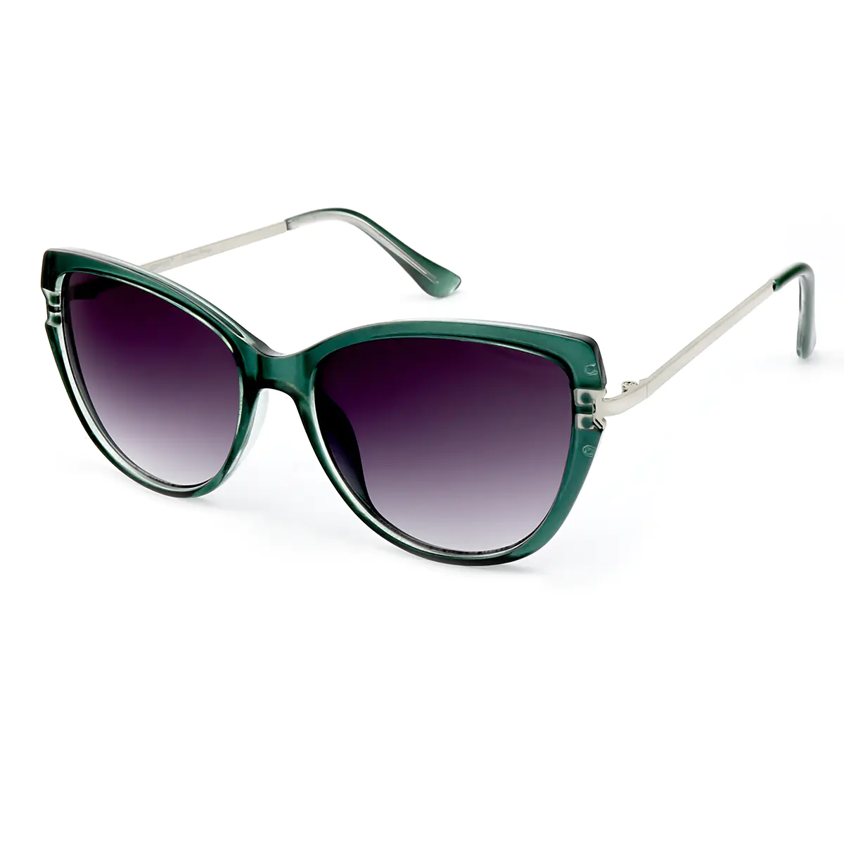 Cat-eye Light Green Sunglasses