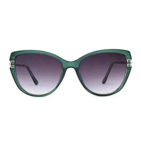 Cat-eye Light Green Sunglasses