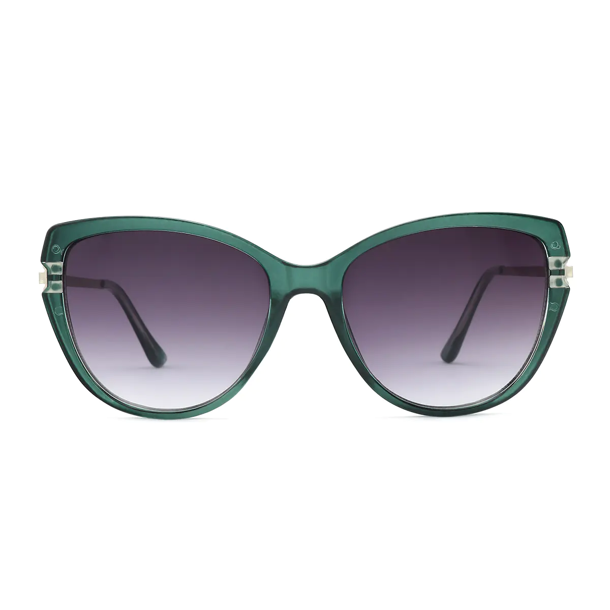 Cat-eye Light Green Sunglasses