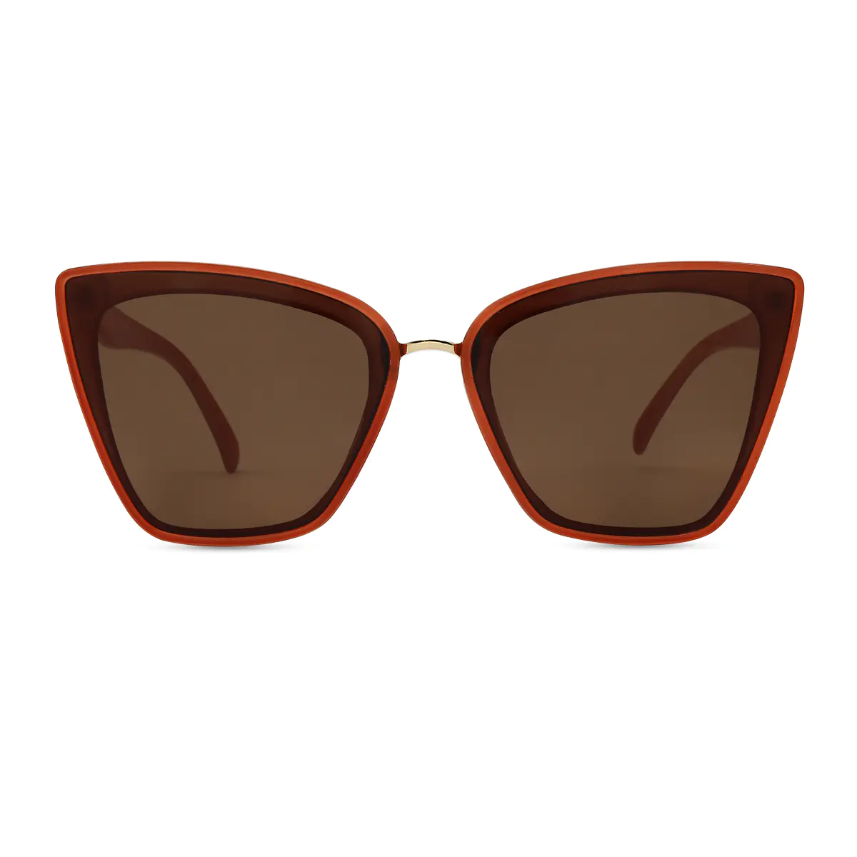 Cat-eye Light Brown Sunglasses