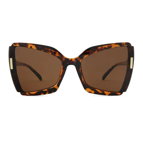 Square Tortoiseshell Sunglasses