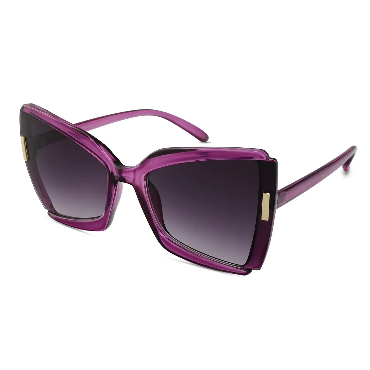 Square Purple Sunglasses
