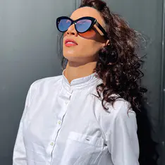 Cat-eye Black Sunglasses