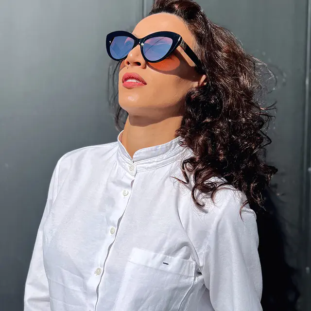 Cat-eye Black Sunglasses