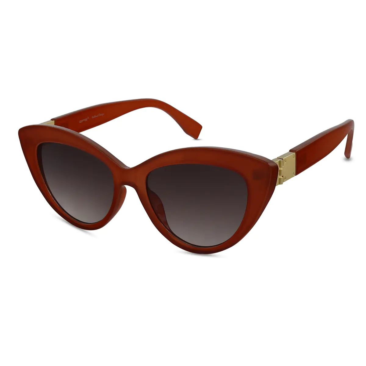 Cat-eye Light Brown Sunglasses