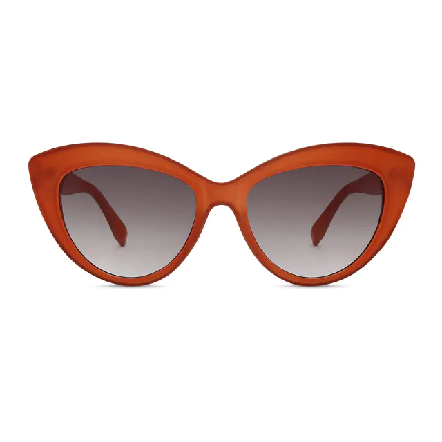 Cat-eye Brown Sunglasses