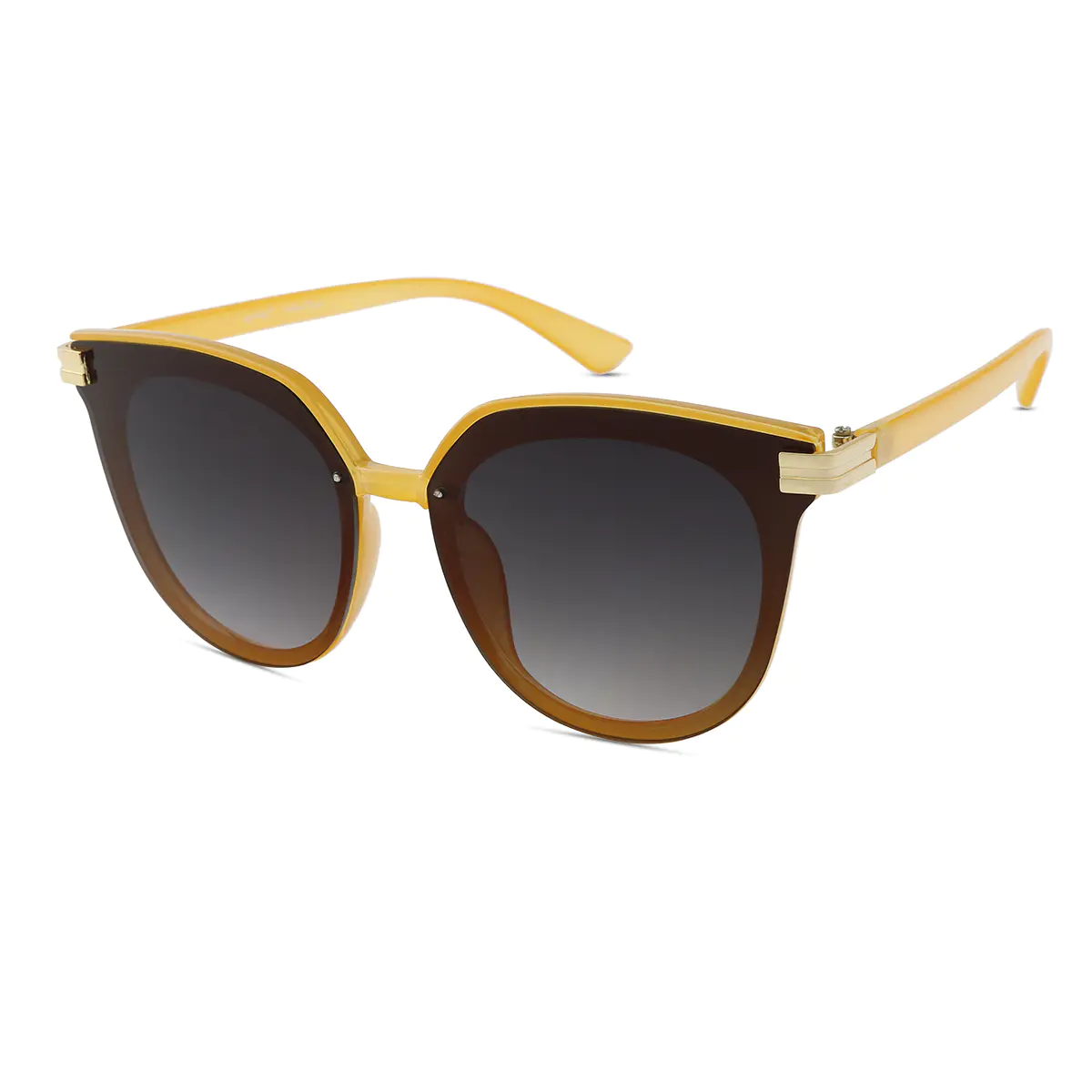 Cat-eye Yellow Sunglasses