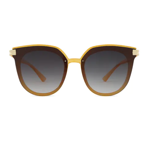 Cat-eye Yellow Sunglasses