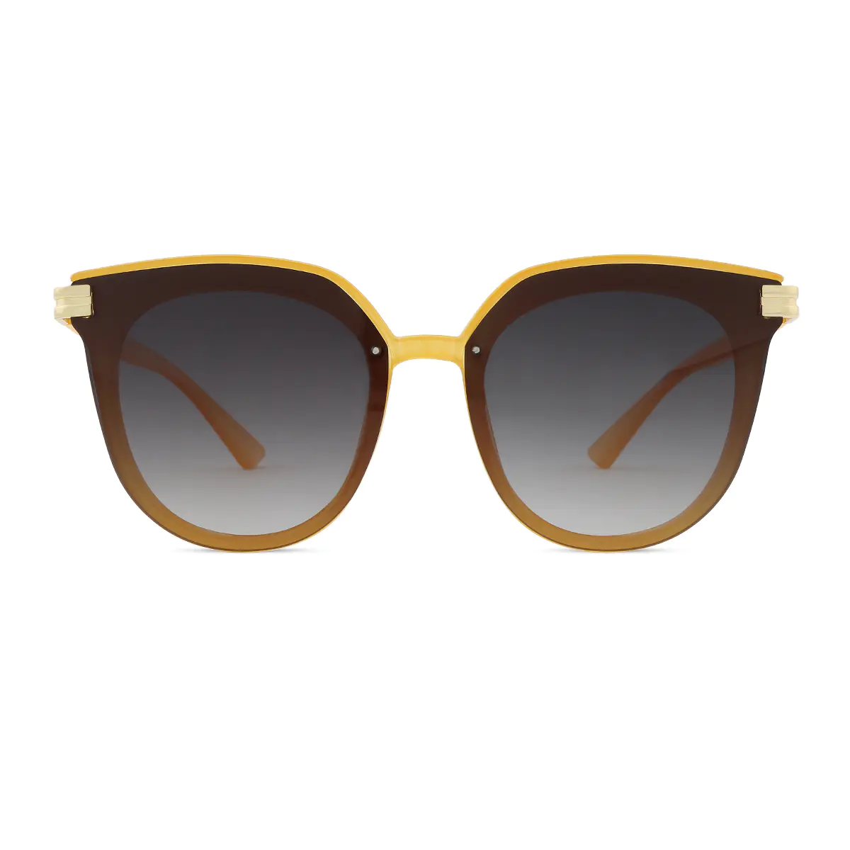 Cat-eye Yellow Sunglasses