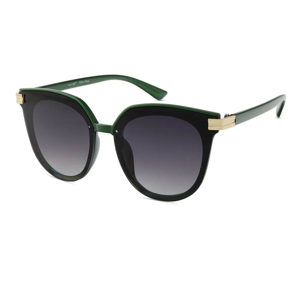 Cat-eye Green Sunglasses