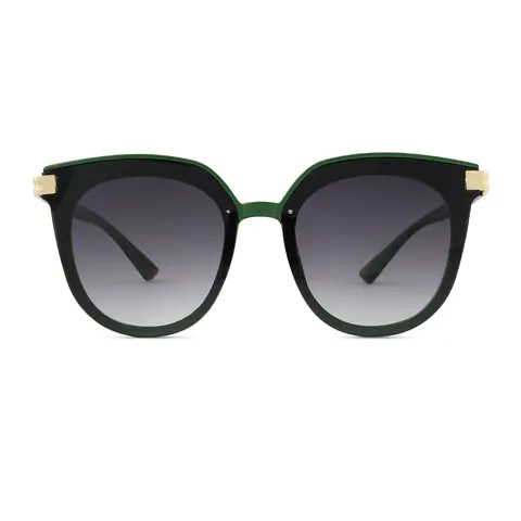 Cat-eye Green Sunglasses